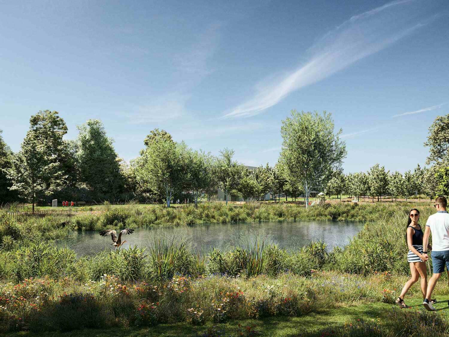 nieuwe vijver Park T Park Tielt